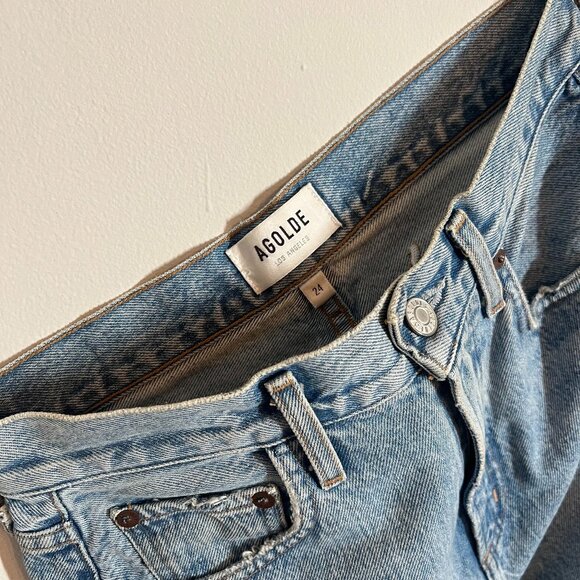AGOLDE Cherie High Rise Straight Jeans | Size 24 - Picture 4 of 8
